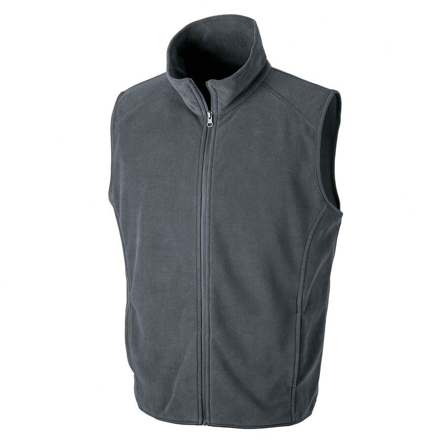 Result Core Mens Micro Fleece Gilet - Charcoal - View 1