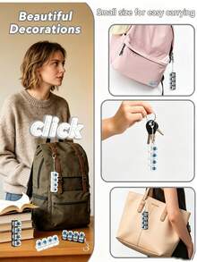 4-In-1 Tactile Mechanical Keychain, Transparent Acrylic Shell, Soft Pressure-Resistant , Suitable For Teens And Adults, Birthday Gift, Teacher Appreciation Gift, Back To School Gift - Multicolor - View 9