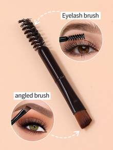 20pcs Double Headed Eyelash Perm Lifting Brush Portable Lamination Eyelashes Separating Lash Lift Eyelash Extension Tool Detail Brush - Black - View 7