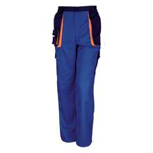 Result Unisex Work-Guard Lite Workwear Trousers (Breathable And Windproof) - Royal / Navy / Orange - View 1