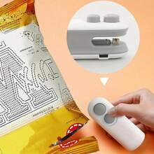 Mini Snack Bag Sealer With Rechargeable 2-In-1 Heat Sealer And Cutting Knife, Reseals Plastic Bags To Keep Food Fresh, Small Sealing Machine With Blade, Heat Vacuum Sealer, USB Rechargeable Sealing Machine, Food Storage Sealer - Sealing Machine - View 3