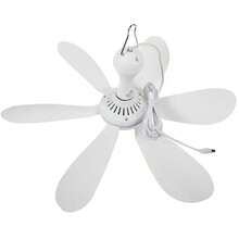 USB Hanging Fan DC 5V Air Circulation Fan 6 Detachable Blades Portable Hanging Fan Camping Fan Suitable For RV And Home - White - View 11