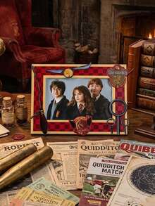 Warner Bros 1PC  Officially Licensed Photo Frame  Hermione Ron   Golden Snitch Peripherals Party Dress Up Props Replaceable Photo Fashionable Creative Room Desktop Decorations Birthday Surprise Gift - A - View 7