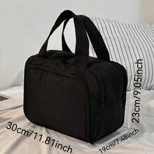 3/1pc Multi-Layer Puffy Makeup Bag-Large-Capacity Professional Zippered Travel Organizer; Multifunctional Women's Handbag With Partitioned Storage And Toiletry Compartments-Perfect For Gifting, Vacations, And Back-To-School. - Multicolor - View 13