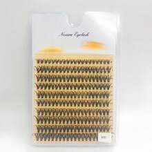 Natural Eyelash Clusters, Dense Eyelash Clusters, Cat Eye Clusters, Natural Eyelash Extension Effect 10-15mm Pre-Set Eyelash Map, Single Eyelash Clusters, Eyelash Clusters - D - View 5