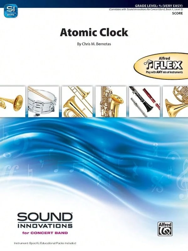 Atomic Clock: Conductor Score (Sound Innovations For Concert Band) - White - View 1