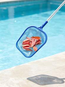 Pool Skimmer Net Set, Adjustable 5-Section 48-Inch Aluminum Alloy Pole, Pond Cleaning Net, Fine Mesh Leaf Net Suitable For Garden Ponds And Hot Tubs, Blue, Suitable For Pool Maintenance And Cleaning, Pool Maintenance Essential | Professional Pool Equipment | Durable Pool Net - Multicolor - View 10