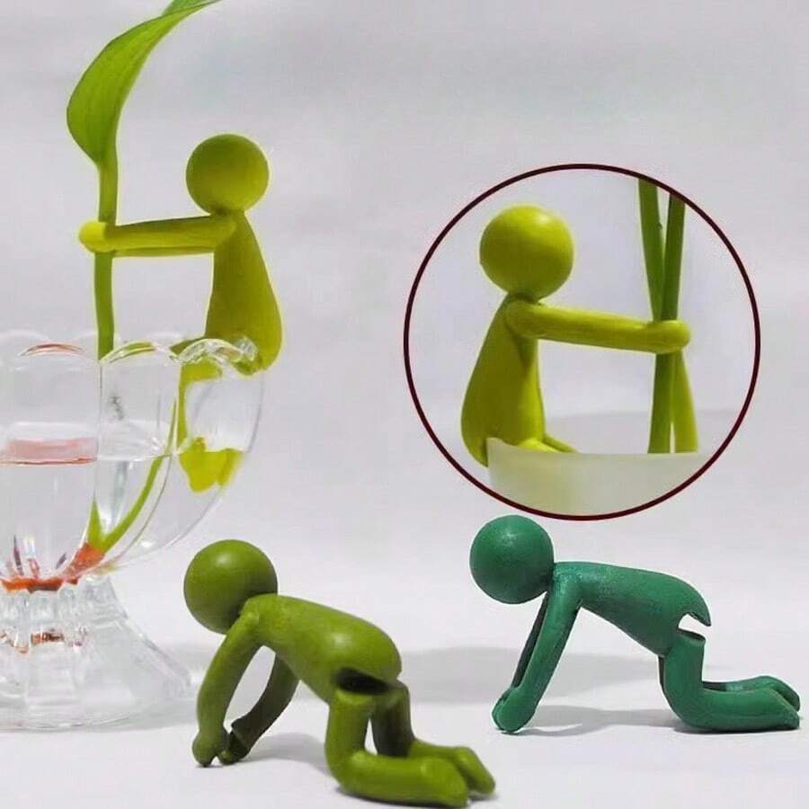 Kẹp cố định cây cho cây thủy canh và hoa, công cụ hỗ trợ tăng trưởng thẳng đứng, kẹp cố định cây xanh và hoa, phụ kiện trang trí bình hoa tại nhà - A - Xem 1