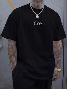 Men's Plus Size Casual Short Sleeve T Shirt - Geometric Pattern Round Neck,Breathable Fabric,Machine Washable,Comfortable Summer Tops Suitable For Out - 白色 - 查看 6