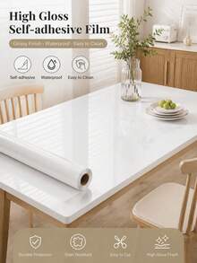 Minimalist Marble Pattern Window Sill Sticker, Suitable For Repairing Damaged Window Sills, Door Frames And Baseboards, Decorative Renovation Sticker, Easy To Apply And Cover Flaws - 3m - View 2