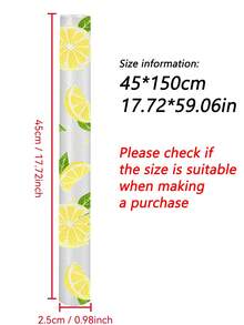 1 Roll Lemon Pattern Shelf Liner, Polka Dot Cabinet Liner, Flat Non-Slip Effect, Non-Adhesive Drawer Mat, EVA Waterproof Refrigerator Liner, Easy To Cut Cabinet Liner, Suitable For Shelves, Tables, Cabinets, Kitchen And Shelf Mats. - View 16