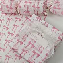 30 Sheets Gift Wrapping Paper, Pink Bow Pattern Wrapping Paper, Large Wrapping Paper, Holiday Decoration Wrapping Paper, High-End Gift Wrapping Paper, Creative DIY Handicraft Wrapping Paper, Bouquet Wrapping Paper, Suitable For Holiday, Wedding, Birthday, Gift, Party Decoration Wrapping Paper. - Packaging Paper - View 8
