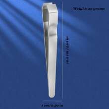 1pc High Precision Tweezers For Removing Fine Hair, Professional Beard, Eyebrow, Hair Removal Tweezers, Stainless Steel Hair Removal Clips - Conical Tweezers - View 6
