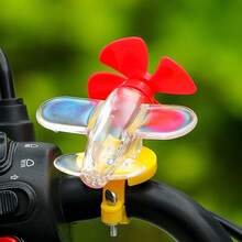 風力發光飛機裝飾品 LED 發光風車裝飾貼紙，適用於汽車、摩托車和電動自行車 - 彩色 - 查看 5