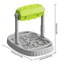 Hepet 2-in-1 großes Haustier-Puzzle-Spielzeug & Leckerli-Spender-Ball Rollfutterautomat, Anti-Langeweile-Trainings-Hundenapf, Anti-Erstickungs-Langsamfutterautomat für kleine Katzen & Hunde. Hundezubehör Katzenzubehör Hundespielzeug Katzenspielzeug Welpen Spiel halten Fütterung glücklicher Hund - Verschiedenfarbig - Übersicht 9