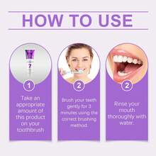 Pasta de dientes Oralhoe para eliminar manchas: limpieza suave, eliminación de manchas, cuidado y brillo de los dientes, pasta de dientes para el cuidado diario. - 1 - Ver 6