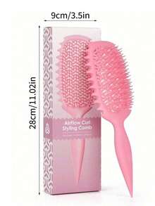 Aquaman brush 卷发梳，卷发定型梳，女士卷发造型梳，卷发梳理定型梳，减少拉扯和卷发分离，打造清晰卷度，Candybrush 设计 - 彩色 - 查看 8