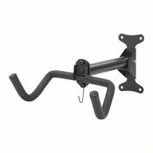 Wall Mount Bicycle Holder, Adjustable Steel Bicycle Storage Rack For Garages - Black - View 2