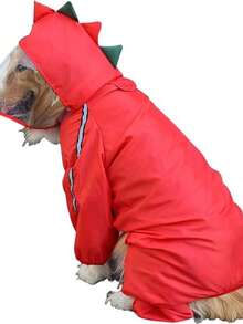 Cat And Dog 4-Legged Raincoat, Outdoor Waterproof Supplies, Large Dog Raincoat, Reflective Adjustable, Pet Hooded Raincoat, Puppy Continue, Luke Combs, Dachshund, Yes, Pet Supplies, Jumpsuit, Travel Supplies, T-Shirt, Hoodie, One Duck - View 7