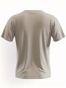 Men's Plus Size  Wrinkle T Shirt - Thanksgiving And Easter Themed Casual Crew Neck Shirt,Suitable For All Seasons,Machine Washable,Thanksgiving - 白色 - 查看 10