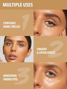 SHEGLAM [2Pcs] Complexion Pro Matte 粉底液和遮瑕膏套組 品牌美妝化妝品 適合女士與女孩 - Chantilly - 查看 7