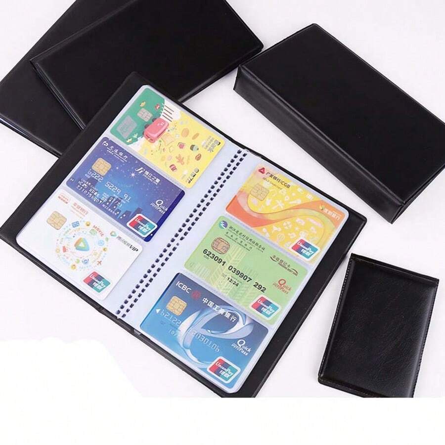 ID Credit Card Holder Business Card Wallet Business Card Book Card Storage Notebook Collection Album