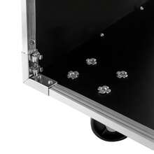 Futchoy 16U Server Rack Open Frame Rolling Network Data Rack 19 Inch W/ Casters 4 Pos - Black - View 4