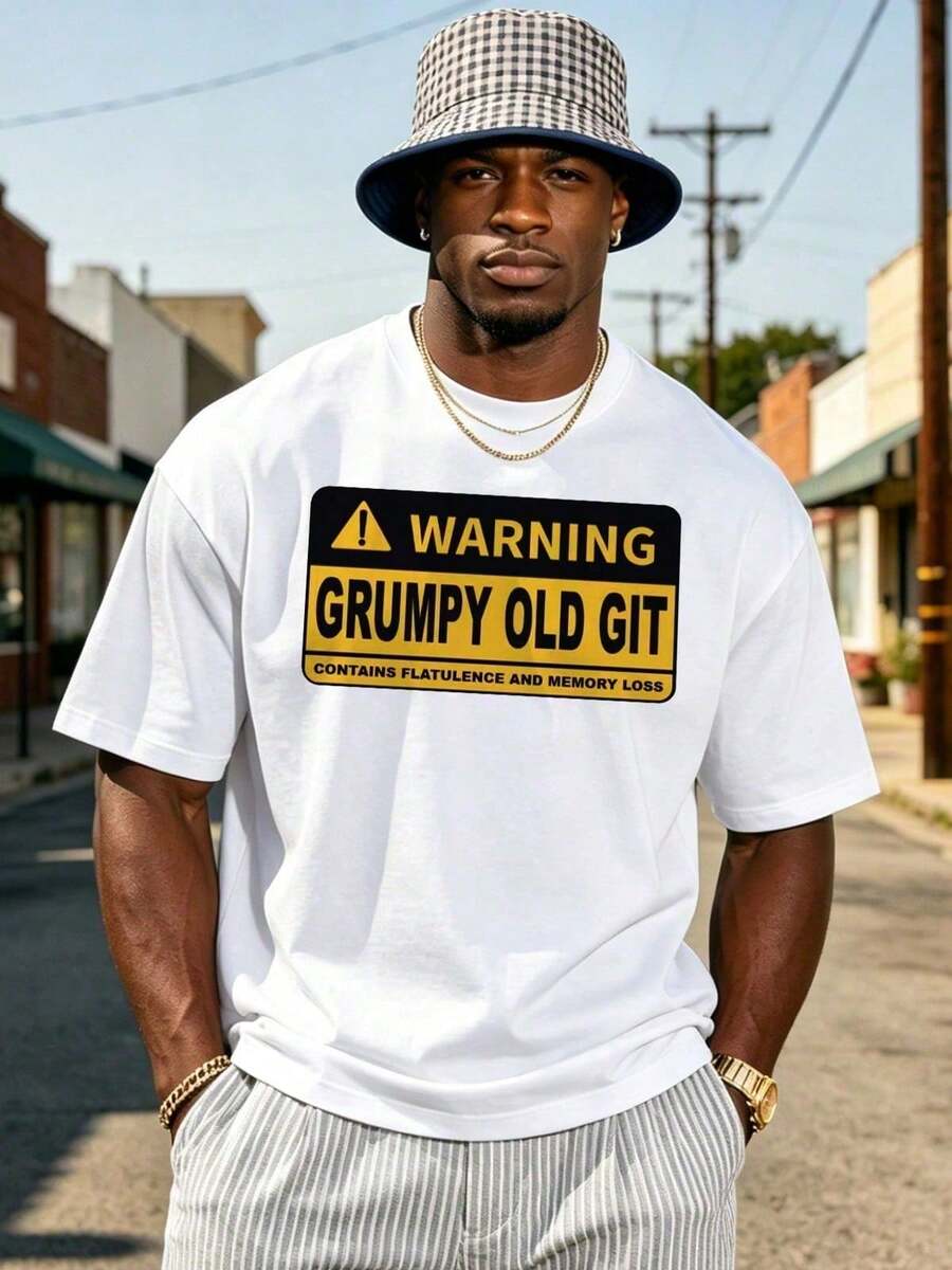 Camicia da uomo a maniche corte, collo rotondo, stile casual estivo, con estetica emo trap e rock, e stile eboy. Questa camicia da uomo leggera - Bianco - Visualizzare 1