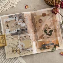 20pcs Gentle Paper Is The Material Paper With A Light Atmosphere, Which Can Be Torn And Cut By Hand. Scrapbook Supplies DIY Accessories Stickers Postcards Notebook Seals/Stickers Christmas House Decoration Christmas. - A - View 5