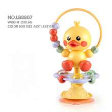 Baby High Chair Suction Cup Toy, Early Education Intellectual Grasping Rattle Toy, Soothing Enlightenment Toy - 彩色 - 查看 13