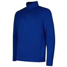 Under Armour Mens Quarter Zip Fleece Top - Royal Blue - View 3