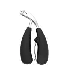 1 pieza Cortauñas de acero inoxidable resistente y duradero con hoja curva - Incluye lima de uñas, diseño de apertura grande adecuado para uñas gruesas, mango extendido mejorado, diseño anti-salpicaduras, recorte preciso para uñas de los pies de hombres, mango largo con borde biselado - Especificación - Ver 3