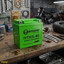 Fuel-Powered Motorcycle - Green - View 11