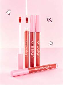 Misslyn 1pc Transfer-Proof Liquid Lipstick,Long-Wearing Lightweight Matte Lipstick & Gloss Set,Highly Pigmented Smudge-Proof Lip Color,Non-Sticky Moisturizing Finish,Bold Red Lip Makeup For Daily Wear,Party & Y2K Looks,Beauty Gift - #1 Under Sunshine - View 7