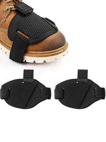 1/2/3/4pcs Motorcycle Gear Shift Pad Boot Covers, Black Motorcycle Shoe Covers, PVC Material, Protective Pad, Unisex, Outdoor Activities, Summer - Multicolor - View 6