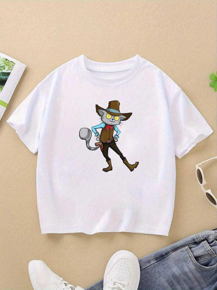 Tween Girls T-Shirts - White - View 1