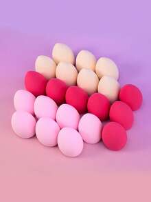 6/15/21pcs Makeup Sponges, Foundation Blending Makeup Sponges, Suitable For Liquid, Cream And Powder Products For Flawless Application, Multi-Color Makeup - Multicolor - View 5