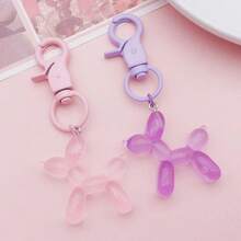5/10pcs Colorful Coated Spring Snap Hooks With O-Ring, Metal Keychain Accessories, Suitable For DIY Pendants - One Size Fits All - View 5