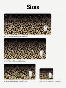 1 Stück Schwarze Gold Leoparden Muster Schreibtischunterlage | Ins Stil Große Schwarze Gold Leoparden Mauspad | Wasserdicht, Rutschfest, Verschleißfest | Hochauflösender Muster, Farbbeständig | Geeignet für Laptop/Tastatur/Maus Aufbewahrung und Schreibtischdekoration | Essentielles kreatives Schreibtischzubehör für Zuhause, Büro, Studenten | 5 Größen erhältlich (S/M/L/XL/XXL) - A - Übersicht 3