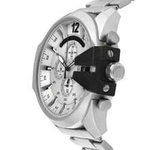 Diesel DZ4501 Men Silver Blue Chronograph Watch Steel Band 100M Waterproof Industrial Quartz Wristwatch - one-size - View 4