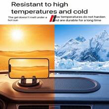Multifunctional Car Non-Slip Mat With 360° Rotating Phone Holder – 3-In-1 Car Non-Slip Mat, Dashboard Mat Non-Slip Pad For Car Dashboard Storage Of Fashion Glasses, Keys, Car Navigation Holder, Phone Holder For Car, Multifunctional Non-Slip Mat For Small Cars - Multiple Styles - View 10