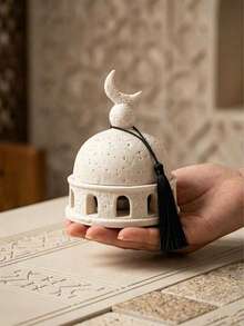 Luxury Resin Mosque Incense Burner, Essential For And Eid, Home Decor, Best Gift For Family And Friends, Accessories, Eid, Eid Distribution, Decor, Decorations - Multicolor - View 12