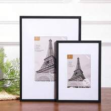 1/2/3pcs Black Wooden Photo Frames, Commemorative Photo Frames, Suitable For Any Decor Style And Photo Theme, Gift And Holiday Decoration 30x40cm Picture Frame, A4 (With Stand) Certificate Frame, A3 Poster Picture Frame, Home Decor Accessories - Black - View 6