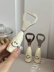 2件笑臉瓶蓋開瓶器,啤酒瓶開瓶器,開瓶器,酒吧KTV用開瓶器 - 查看 4