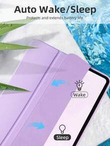 1件紫色保護殼，附筆槽與背帶，霧面 TPU 軟殼，相容 iPad Mini 4/5/6/Mini 7/9.7/10.2/10.5/Air 4/Air 5/10th/10.9/Pro 11"/Air 11(M2)/Air 13(M2)/Pro 11(M4)/Pro 11(M4) 2024 12.9"/Air 13(M3 2025)/Air 11-Inch(M3) 2025/(A16) 11-Inch 11th Generation 2025，三折可調支架，親膚布料，蜂巢散熱內殼，內建筆槽，不含筆，左側筆槽無法直接充電 - 紫羅蘭 - 查看 6