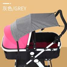 Universal Stroller Sunshade With Newborn Protection, Stroller Sun Canopy, Baby Stroller Protection Accessory. - Black-with Viewing - View 4