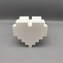 Pixel Heart Game Controller Display Stand, Pink & White Retro Pixel Style Gamepad Holder, Stable Anti-Fall Base, Desktop Decoration Storage Rack, Cute Gaming Room Desktop Decor - Multicolor - View 10
