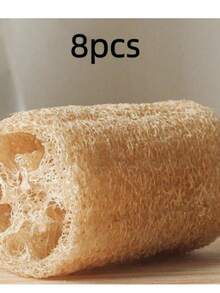 Natural Loofah Body Exfoliating Sponge, Organic Bath Brush, Suitable For Kitchen, Bathroom, Spa And Restaurant, Suitable For Sensitive Skin, Spa Essential, Kitchen Cleaning Sponge, Fragrance-Free, Bath Sponge And Bathroom Accessories - Quantity - View 13