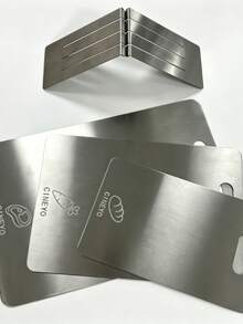 CINEYO Bộ 4 món (3 thớt kèm giá đỡ) thớt inox có giá đỡ tháo rời dễ lắp ráp, dùng cho nhà bếp, dùng được với máy rửa bát, phù hợp sơ chế nhiều loại nguyên liệu - 4 cái - Xem 8
