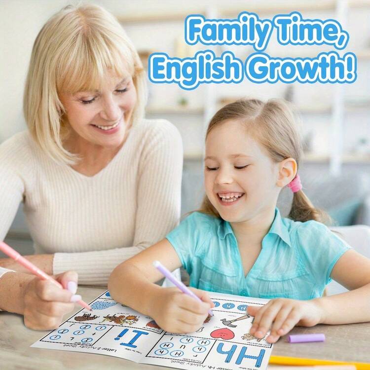 Kids Alphabet Letter Search Activity Workbook – Find And Circle Uppercase & Lowercase Letters Back To School - Alphabet Practice - View 6